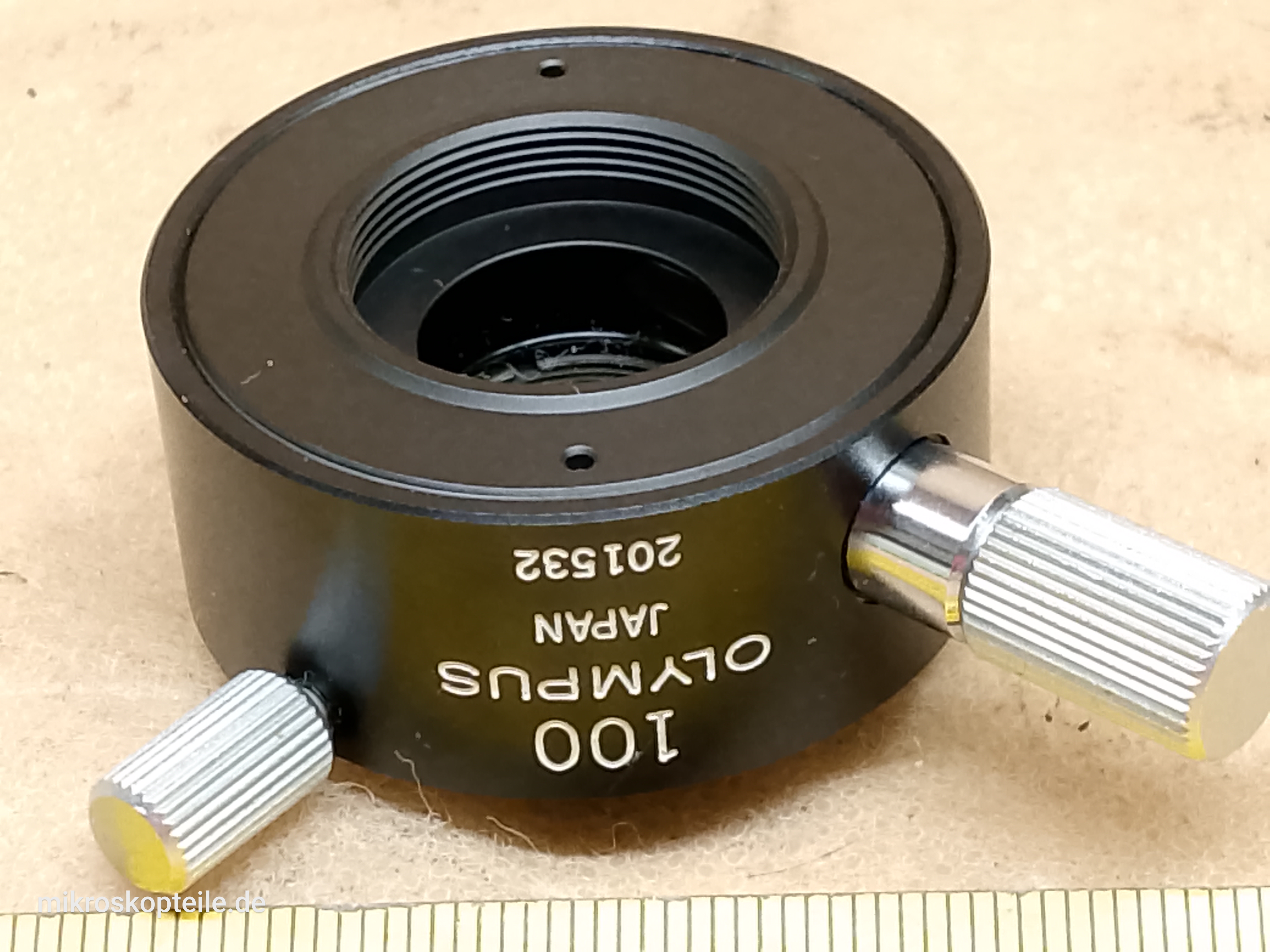Olympus 100 - DIC Prisma für MSPlan 100x RMS Mikroskop-Objektiv | BH2-NIC EPI Auflicht Nomarski DIK - Ansicht #4