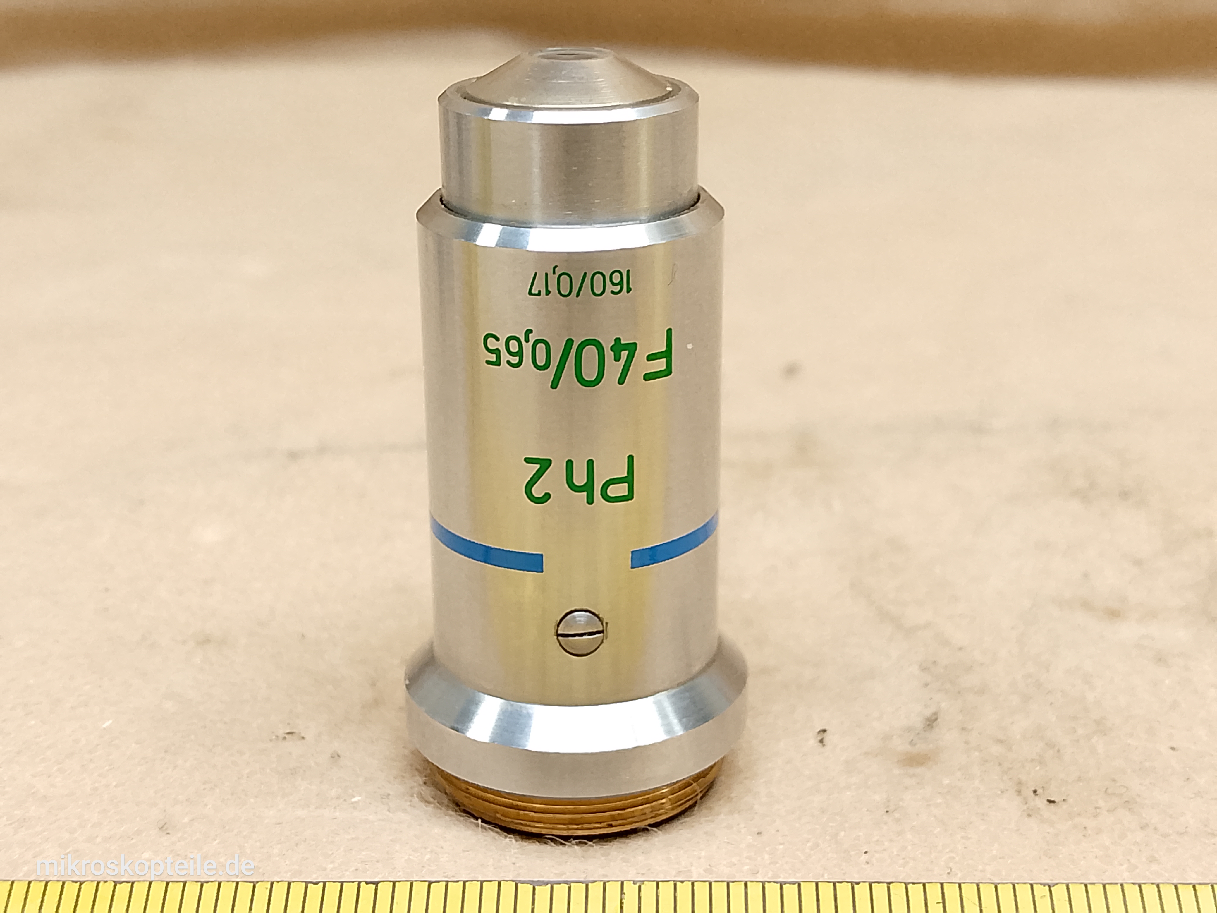 Zeiss Ph2 F40/0,65 Phasenkontrast Mikroskop-Objektiv 460706 | 40x semi planachromat