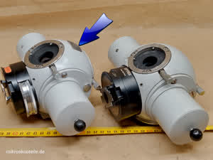 Zeiss Photomicroscope / PM-III - mikroskopowa plakietka metalowa z logo 
