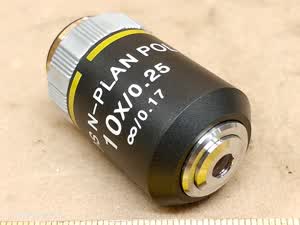 Optika Italy B-383POL IOS N-PLAN POL 10x/0.25 oo/0.17 Mikroskop-Objektiv für Polarisations-Mikroskopie - different 2 view