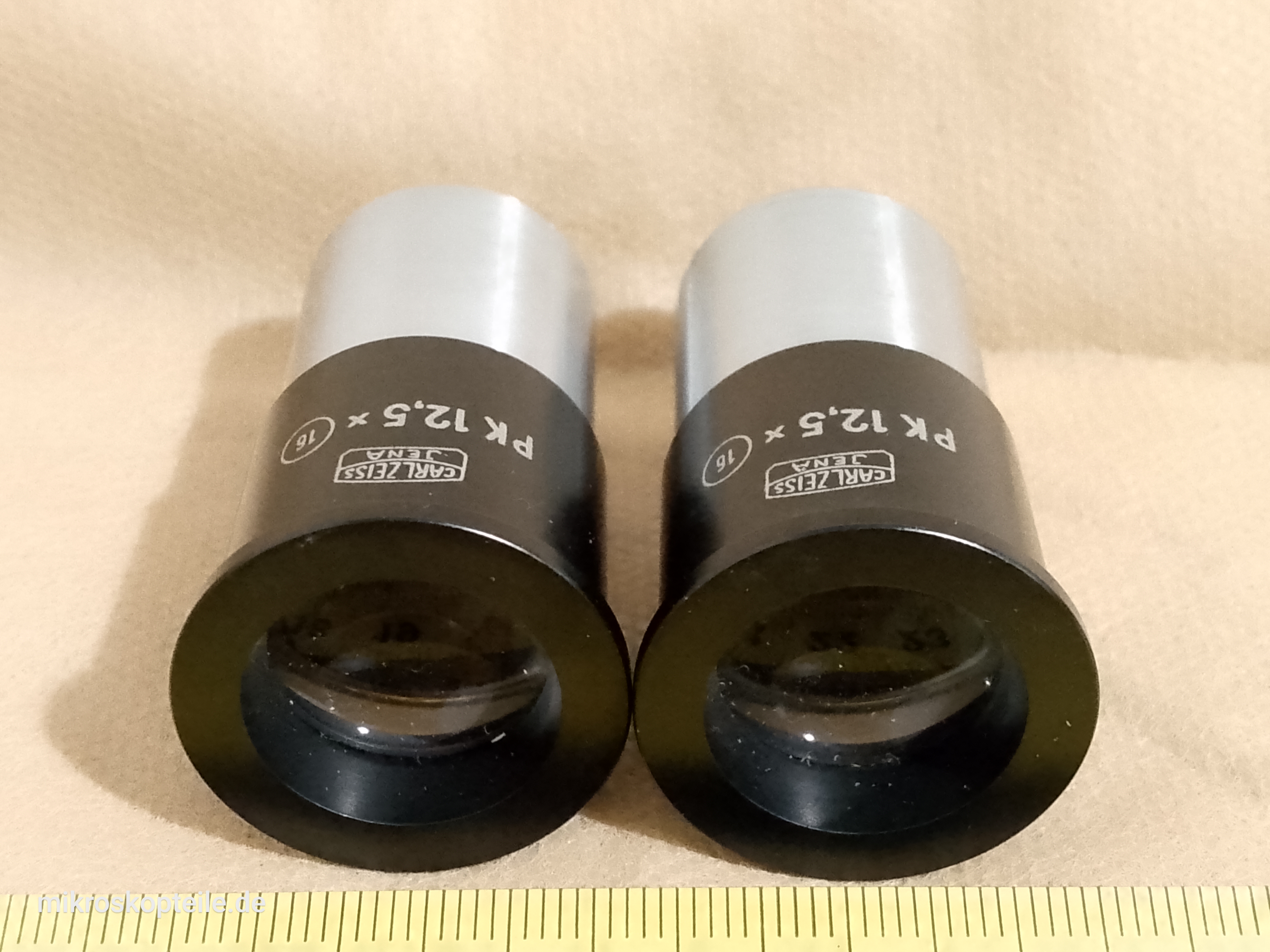 Carl Zeiss Jena PK 12,5x (16) - Okulary mikroskopowe o średnicy montażowej 23,2mm (para)