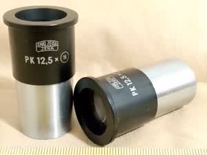 Carl Zeiss Jena Amplival PK 12,5x (16) Mikroskop Okulare mit einem Montagedurchmesser von 23,2mm (Paar)
