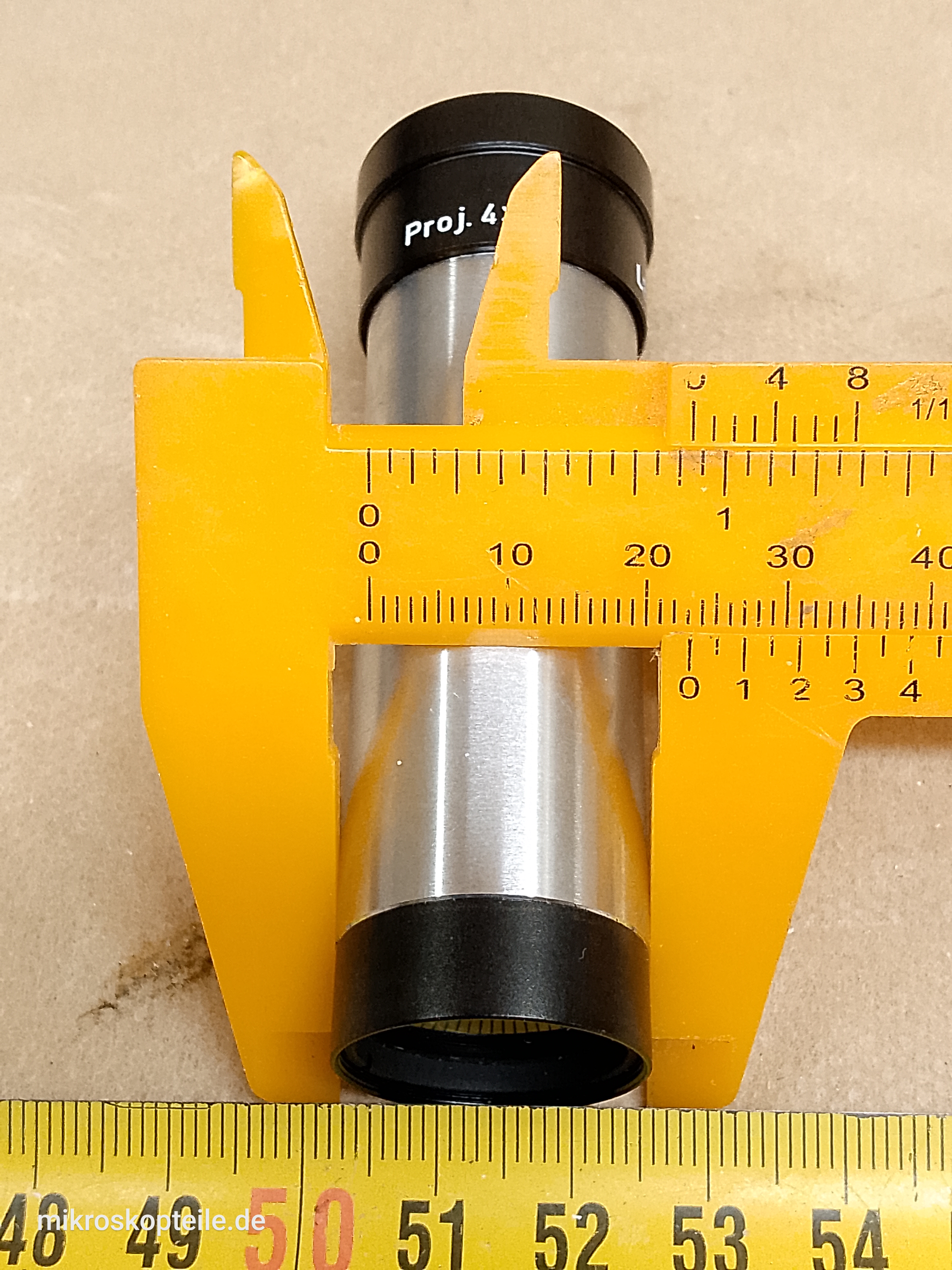 Leitz Wetzlar Proj 4x mikroskopowy okular fotograficzny projekcyjny 23.2mm | zgodny z Ortholux / Orthoplan
