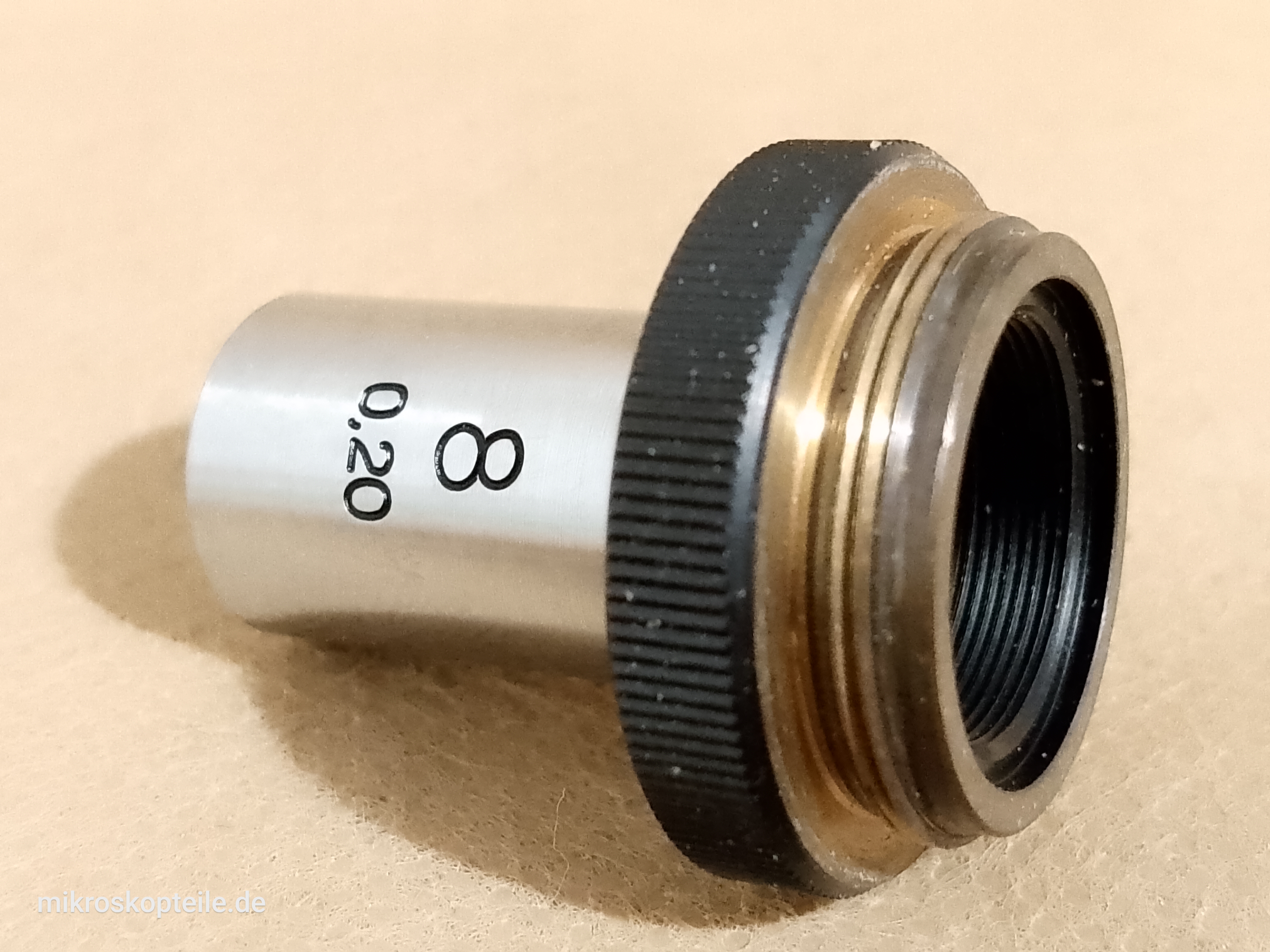 Carl Zeiss Jena 8 0,20 Mikroskop-Objektiv 8x RMS | Lomo Biolam kompatibel | auch für Makro-Fotografie - Ansicht #2