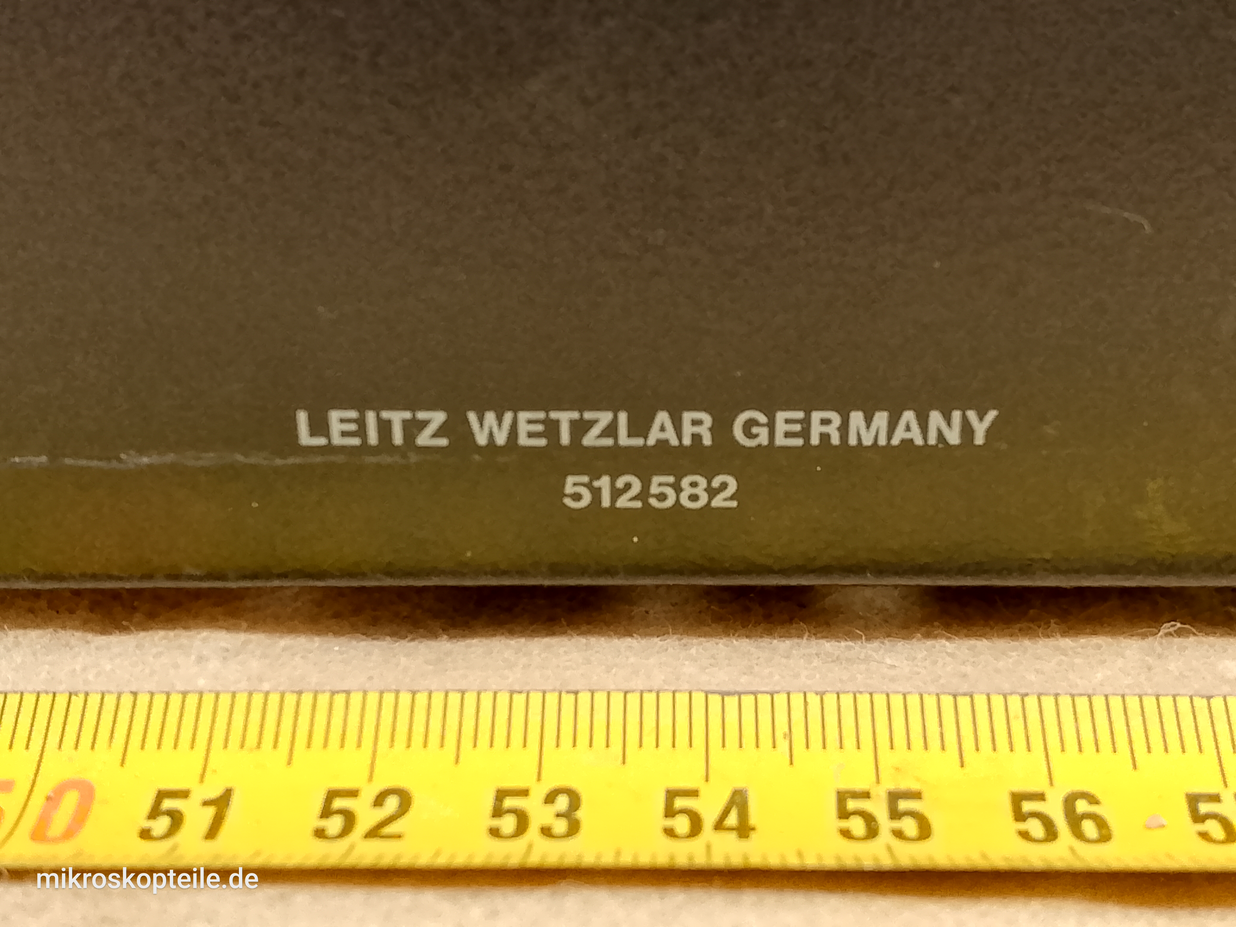 Leitz Wetzlar - mikroskopowy tubus okularowy głowicy dwuokularowej 512582 | rurka okularowa 23,2 mm - ujęcie #9