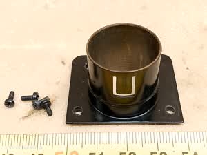 Leitz Wetzlar microscope eyepiece tube for binocular head 512582 | 23.2mm eyepiece mount - different 3 view