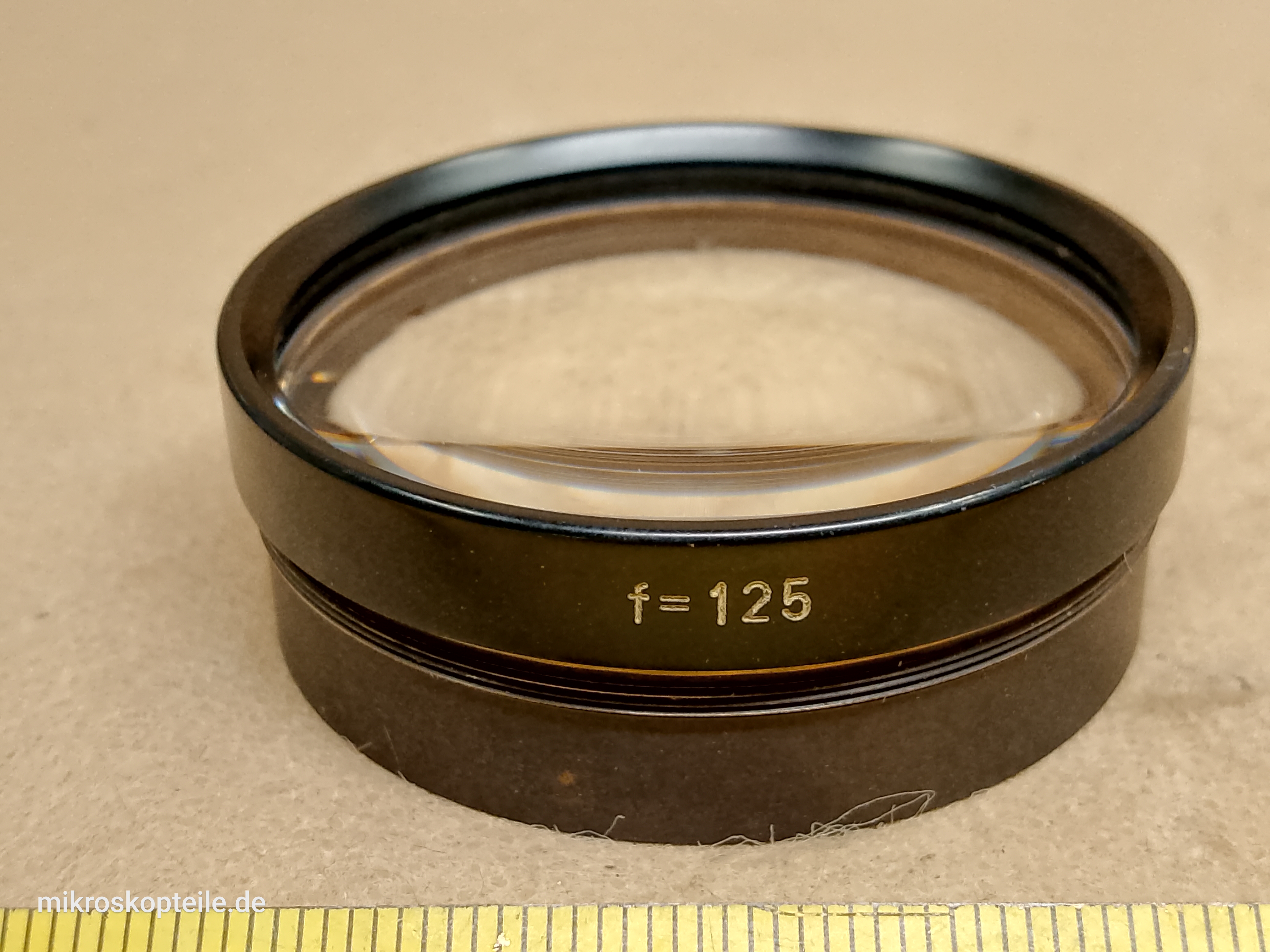 Zeiss Slit Lamp F=125 Mikroskop Objektiv f=125 für Spaltlampe mit 47mm Gewinde-Durchmesser - different 3 view