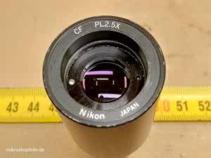Nikon Labophot CF PL2.5x Mikroskop Fotookular 23.2mm | photo DSLR-Projektion kompatibel