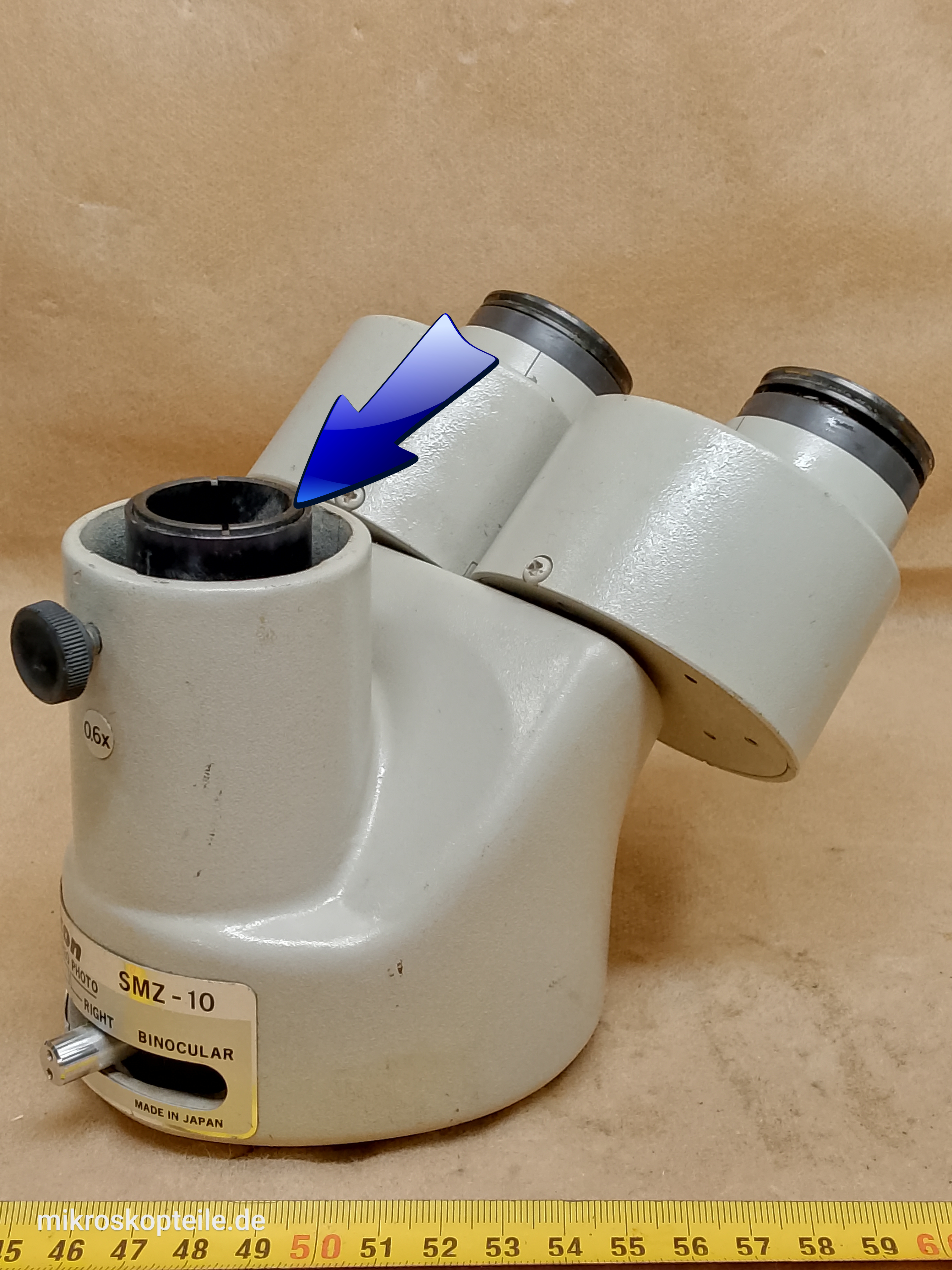 Nikon SMZ-10 Stereomikroskop Fotookular-Halter für den Trinokular-Fotoausgang - different 8 view