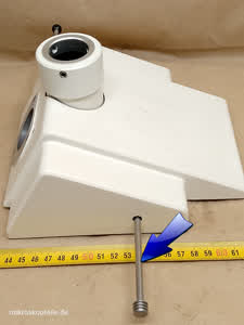 Zeiss Axioplan 2 microscope sliding prism knob for 452143 trinocular head - different 9 view