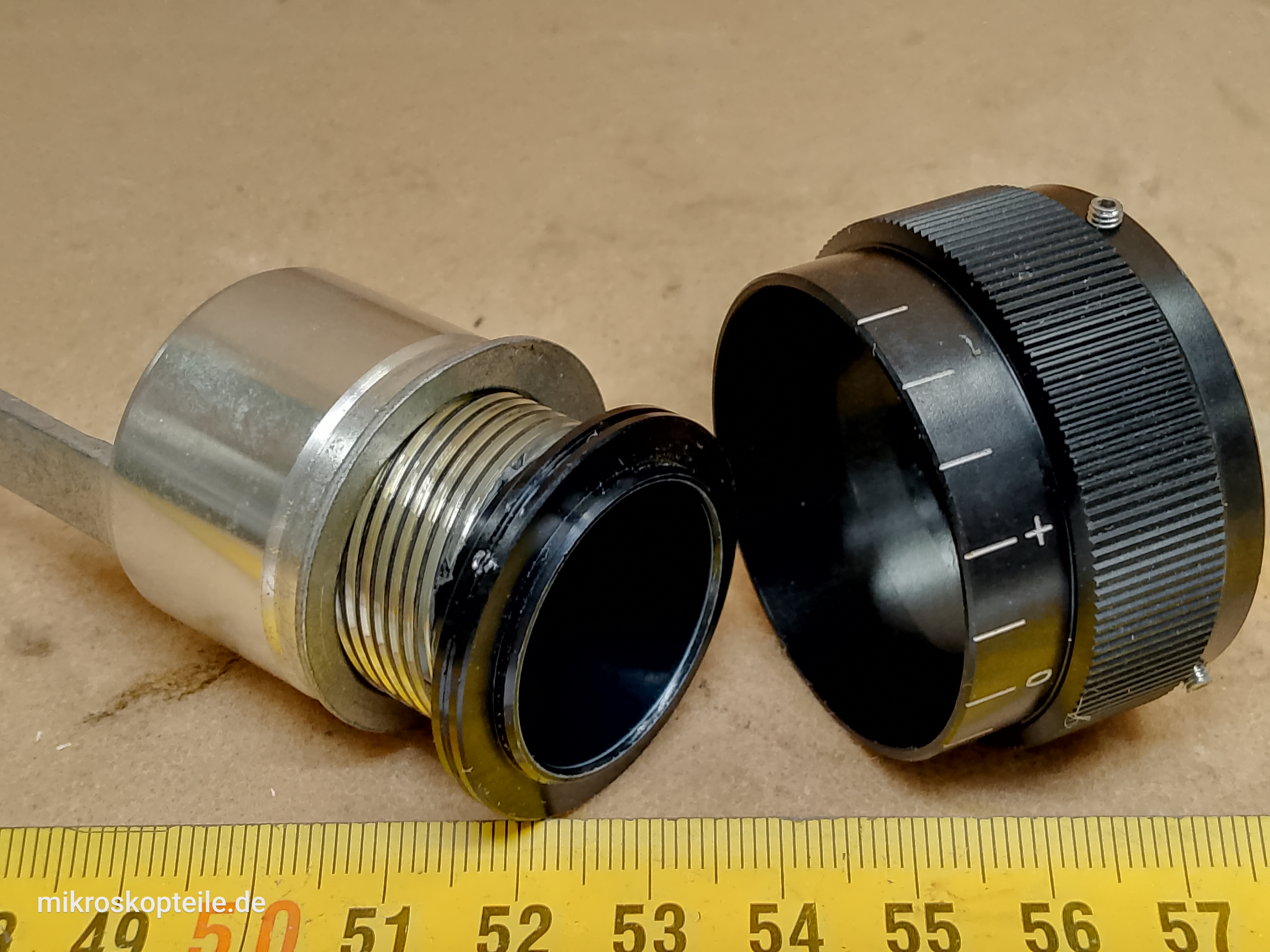 Olympus BH-2 Mikroskop Okularstutzen mit Dioptrienring für den BH2-TR30 Trinokular- und den BH2-BI30 Binokularkopf - different 8 view