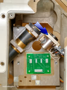 Zeiss Axiovert 100M microscope rotary solenoid Kuhnke D23 LOL-F 24VDC 100%ED - different 11 view