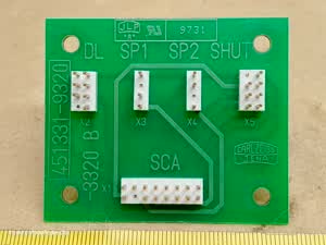 Zeiss Axiovert 100M microscope distribution board 451331-9320 SCA SHUT 3320 B - different 2 view
