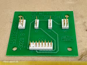 Zeiss Axiovert 100M microscope distribution board 451331-9320 SCA SHUT 3320 B - different 4 view