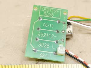Zeiss Axiovert 100M microscope board 452112-9036 with cable 451331-8094 | electronics 452112-3036 and microswitches