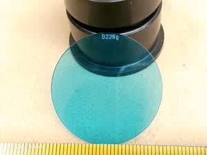 Carl Zeiss Jena B226g Mikroskop Blaufilter 32mm Rotsperrfilter für Fluoreszenz - Ansicht #1