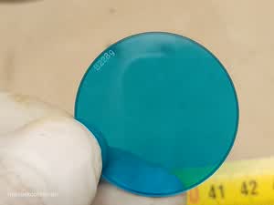 Carl Zeiss Jena B228g - filtr mikroskopowy niebieski 32mm do fluorescencji - different 1 view
