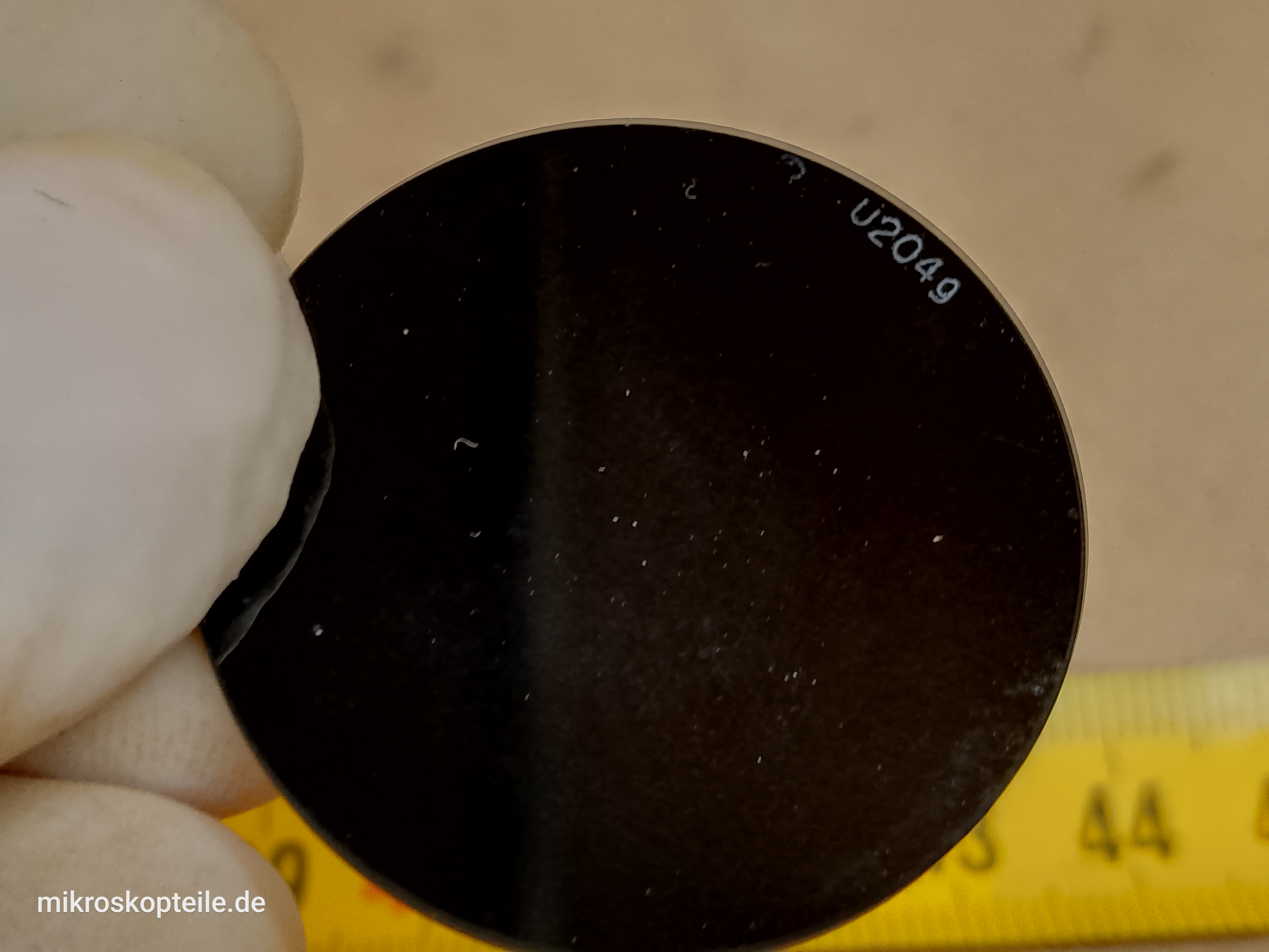 Carl Zeiss Jena U204g Mikroskop UV-Erregerfilter 32mm für Fluoreszenz - Ansicht #2