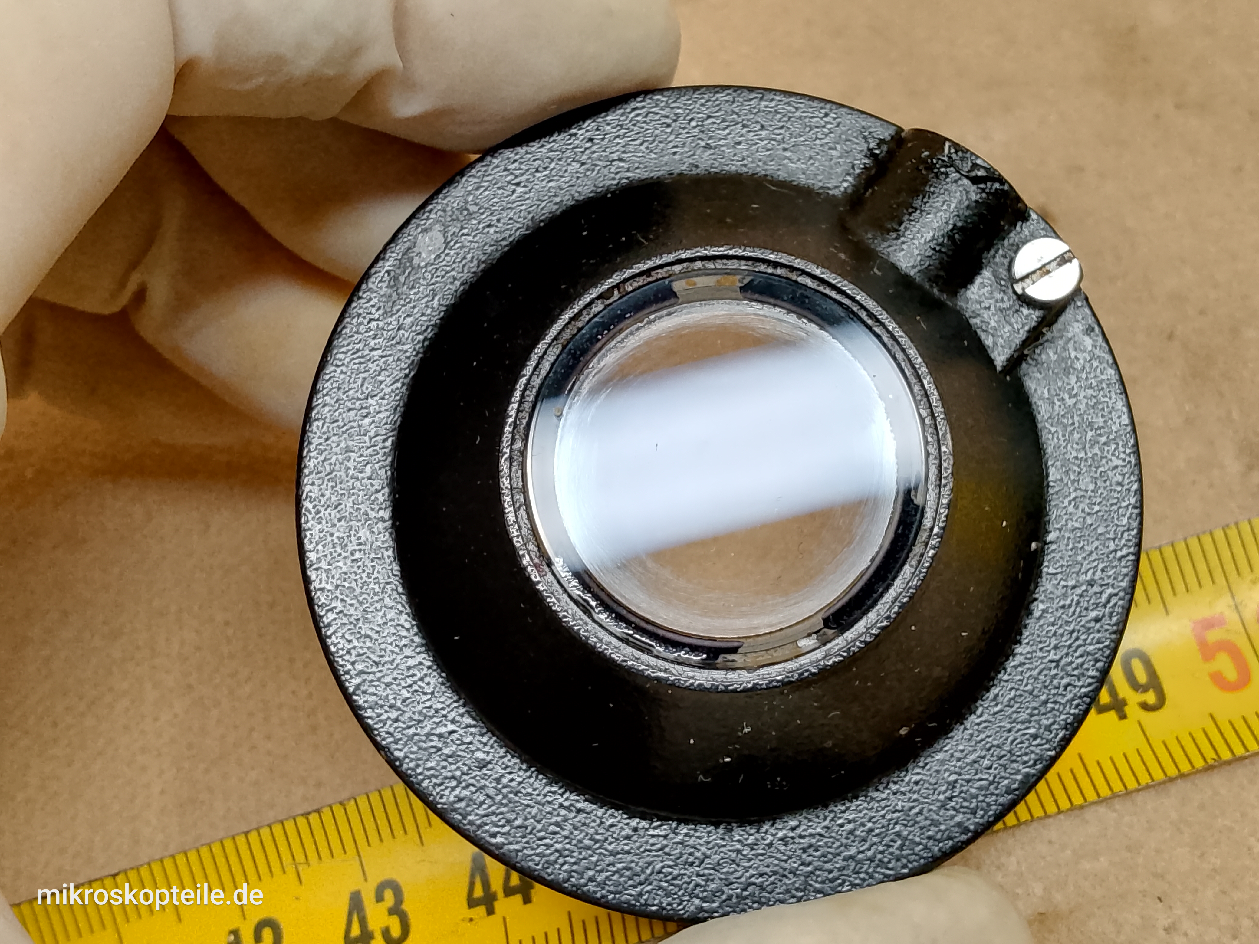 Olympus BH2-SC protective glass for microscope condenser | glass disc above the iris diaphragm, also for U-SC