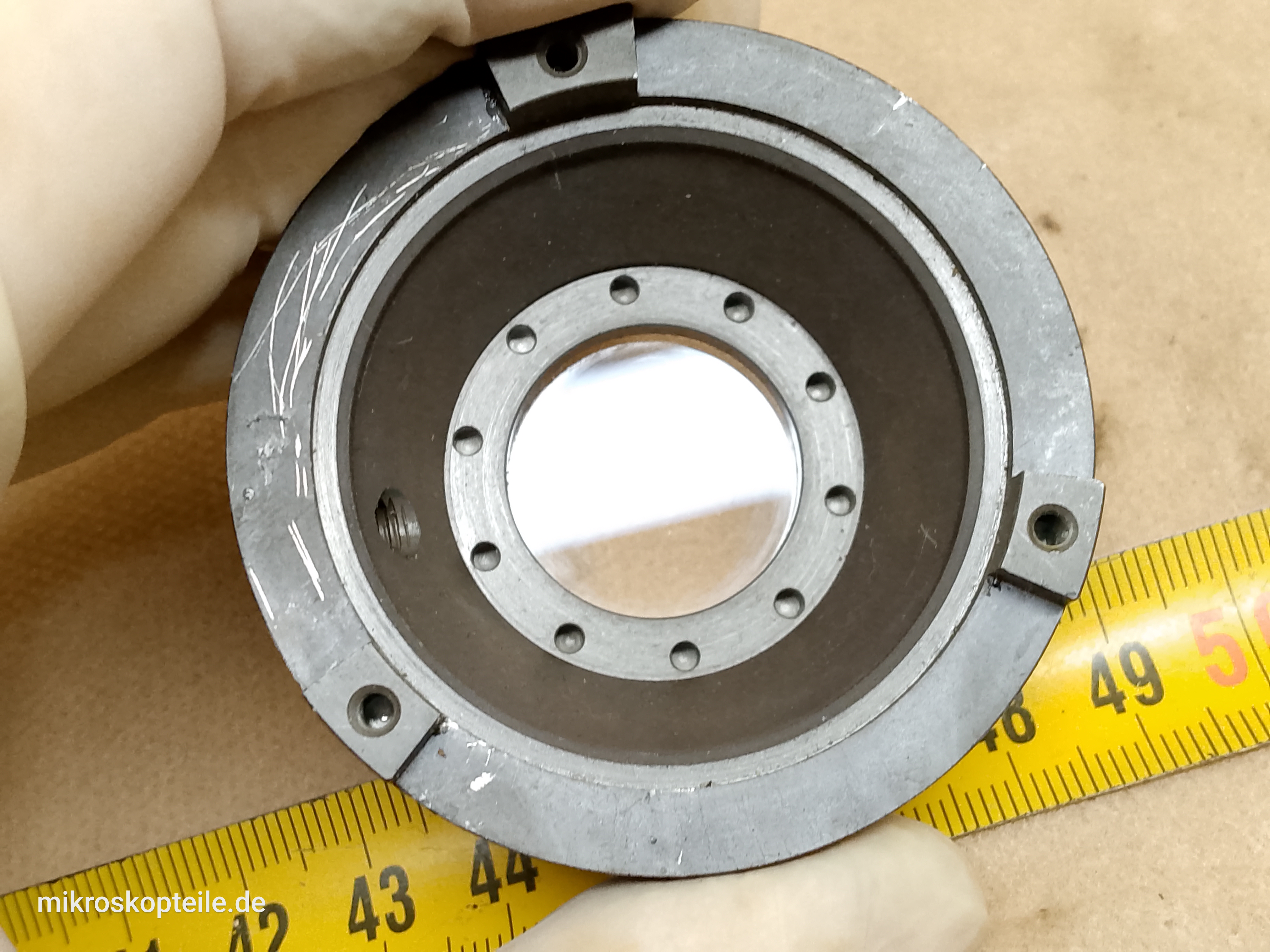 Olympus BH2-SC protective glass for microscope condenser | glass disc above the iris diaphragm, also for U-SC and U-SC3 - different 6 view