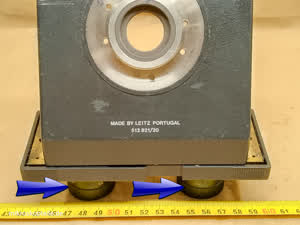 Leitz Wetzlar 512821/20 microscope eyepiece tube with diopter adjustment ring for binocular head - view #9