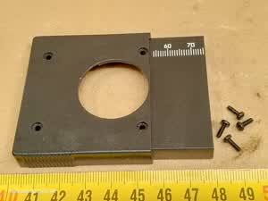 Leitz Wetzlar 512821/20 microscope left front cover plate with interpupillary scale for binocular head - different 1 view