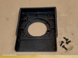 Leitz Wetzlar 512821/20 Mikroskop linke Kunststoff-Frontblende mit Augenabstand-Skala für den Binokularkopf - Ansicht #4