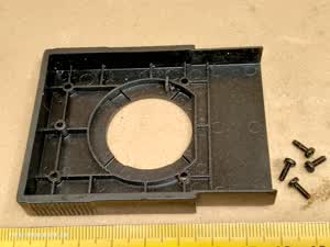 Leitz Wetzlar 512821/20 Mikroskop linke Kunststoff-Frontblende mit Augenabstand-Skala für den Binokularkopf - Ansicht #5