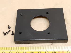 Leitz Wetzlar 512821/20 microscope right front cover plate for binocular head - different 1 view
