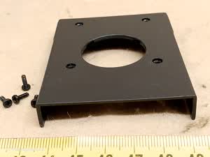 Leitz Wetzlar 512821/20 microscope right front cover plate for binocular head - different 3 view