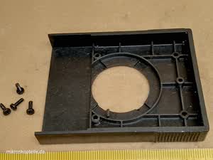 Leitz Wetzlar 512821/20 microscope right front cover plate for binocular head - different 4 view