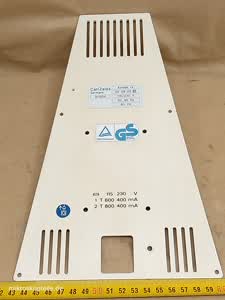 Zeiss Axiolab microscope 450905 rear sheet metal body cover plate - view #1