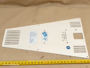 Zeiss Axiolab microscope 450905 rear sheet metal body cover plate - different 2 view