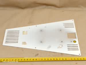 Zeiss Axiolab microscope 450905 rear sheet metal body cover plate - view #4