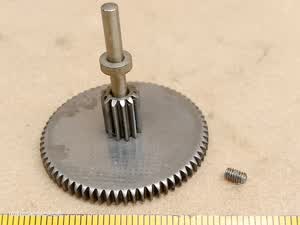 Zeiss Axiolab microscope compound gear for coarse and fine focus - different 4 view