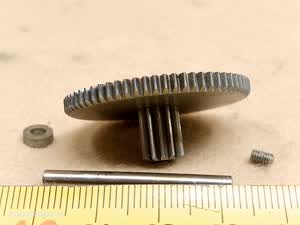 Zeiss Axiolab microscope compound gear for coarse and fine focus - different 6 view