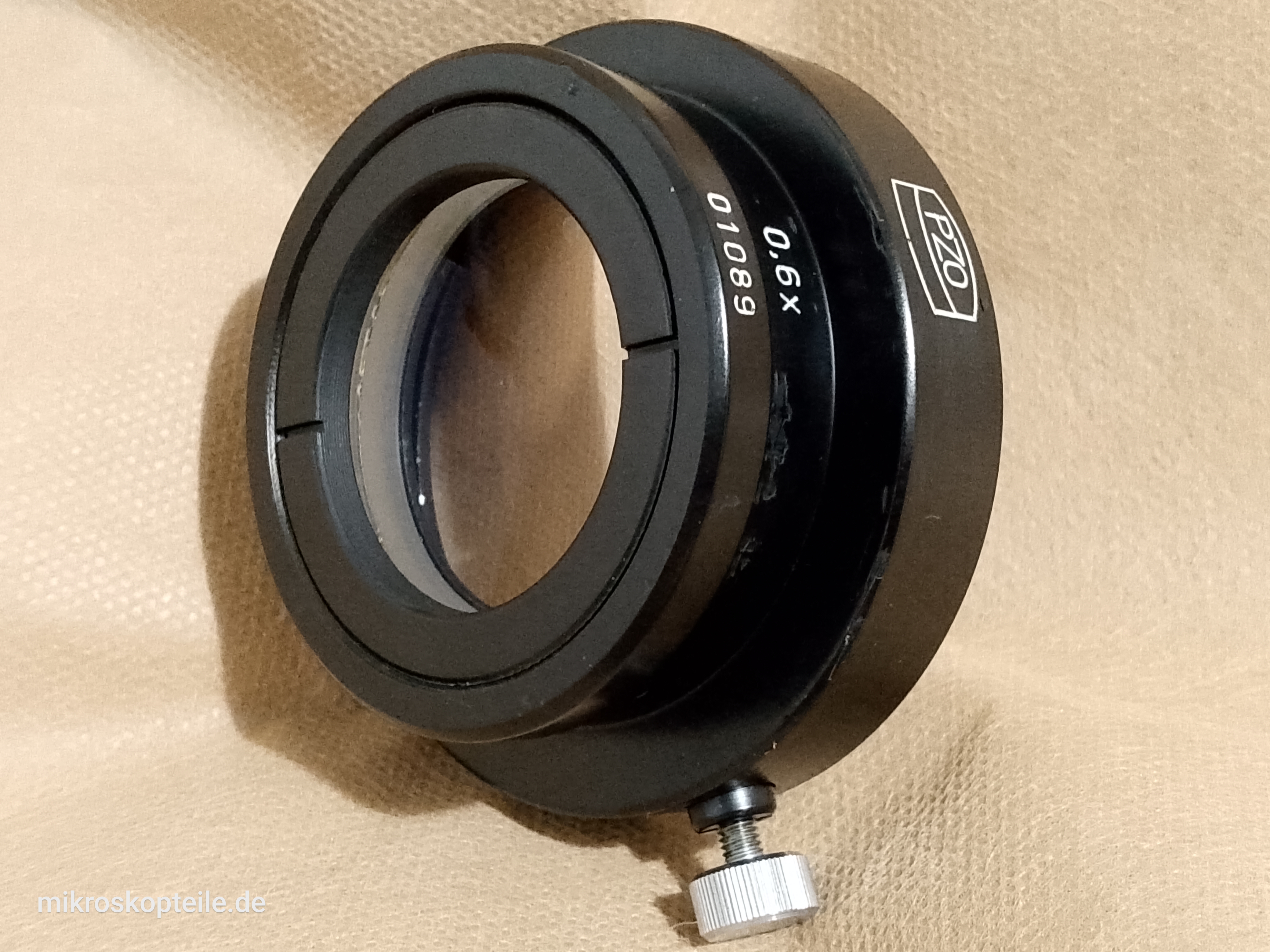 PZO MST-131 / MST-130 mikroskopowy obiektyw nasadkowy 0,6x | soczewka 150mm - ujęcie #6