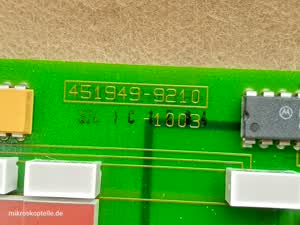 Zeiss 451949-9210 electronic PCB with LED displays for Axiovert Bedienpult - different 5 view