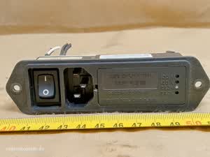 Zeiss Axiovert 405 M 451749 - Corcom 6VM4S power inlet with voltage selector and fuses for Axiovert Bedienpult