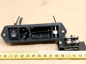 Zeiss 451749 - Corcom 6VM4S power inlet with voltage selector and fuses for Axiovert Bedienpult | 451949 Kamerabedienpult - different 6 view