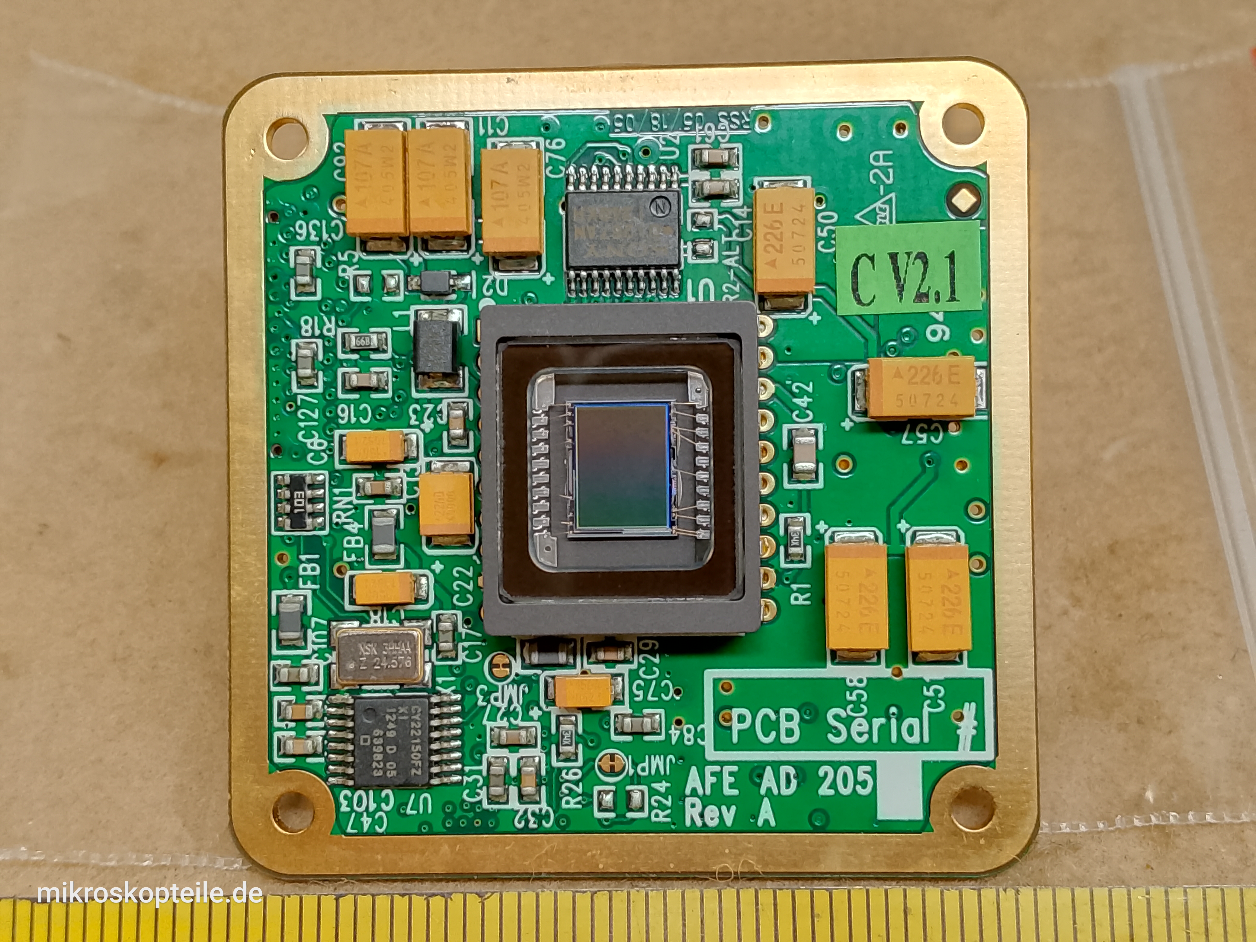 CCD-Sensorplatine AFE AD 205 Rev A | DFK41AU02 Mikroskopkamera Imaging Source - different 2 view