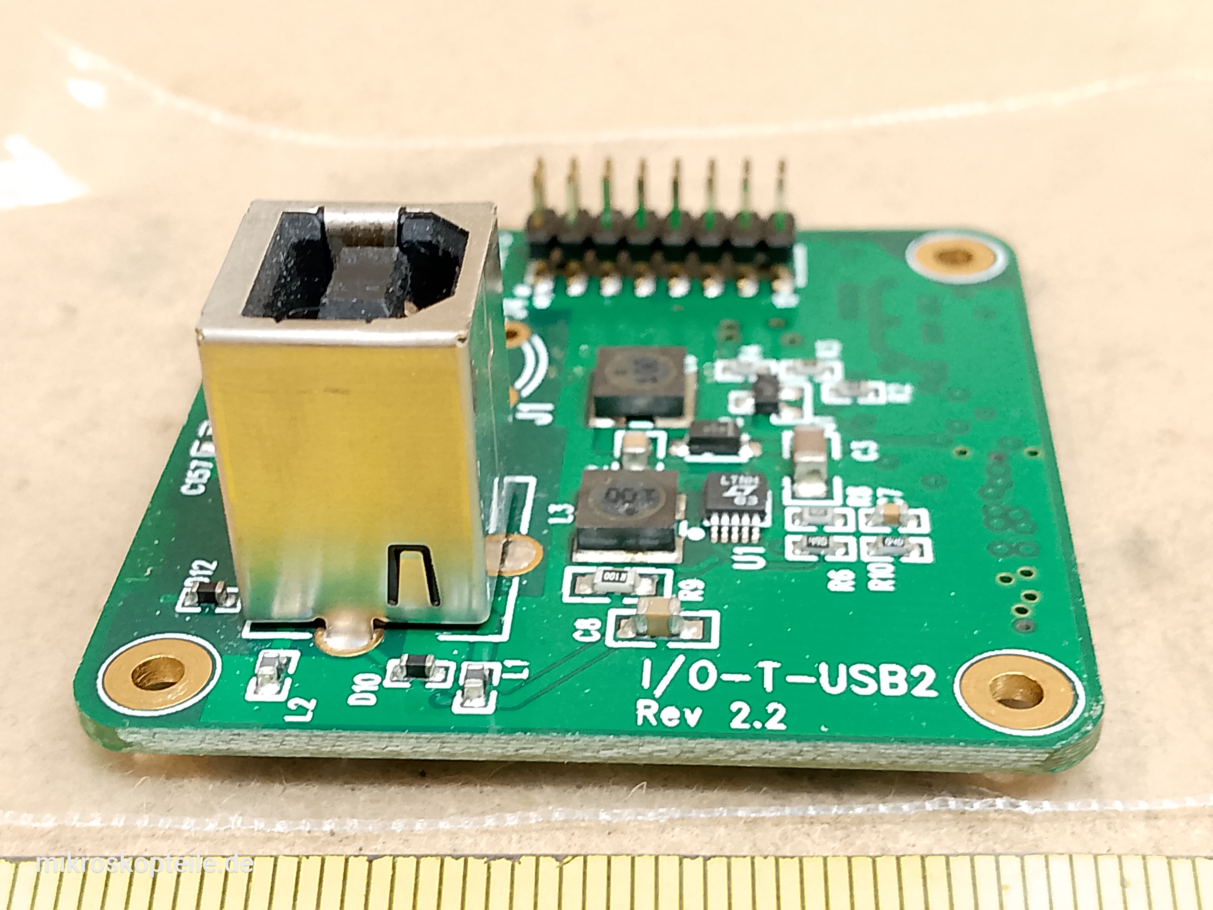 Optical model IO-T-USB2-Rev.2.2 USB-Schnittstellenplatine WAPOWEG000101-V2.5 | DFK41AU02 Mikroskopkamera - Ansicht #4