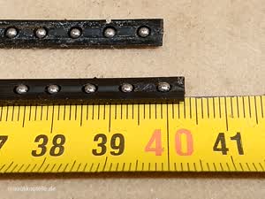 Zeiss Axiolab - longitudinal guides and bearing balls for 453510 microscope mechanical XY stage - different 5 view