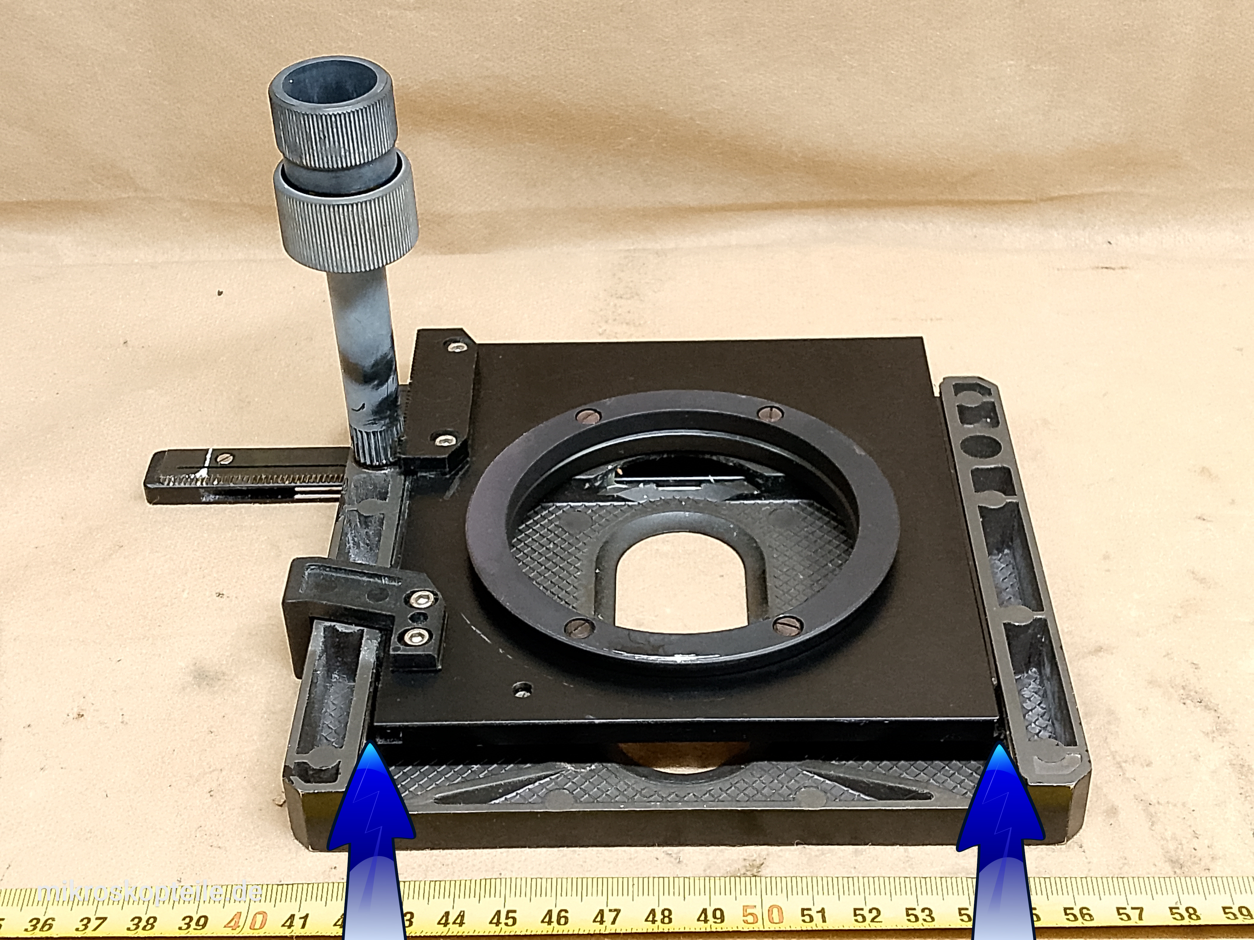 Zeiss Axiolab - Längsführungen und Lagerkugeln für den Mikroskop-Kreuztisch 453510 - Ansicht #7