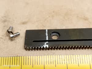 Zeiss Axiolab long rack for transverse movement of 453510 microscope XY stage - view #5