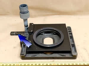 Zeiss Axiolab long rack for transverse movement of 453510 microscope XY stage - view #8