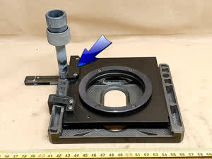 Zeiss Axiolab kurze Zahnstange für die Längsbewegung des 453510 mechanischen XY Mikroskoptisches - different 8 view