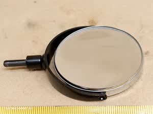 Lomo Biolam / Erudit plane concave 50mm microscope substage mirror with 4mm mounting pin | Bresser Biolam compatible