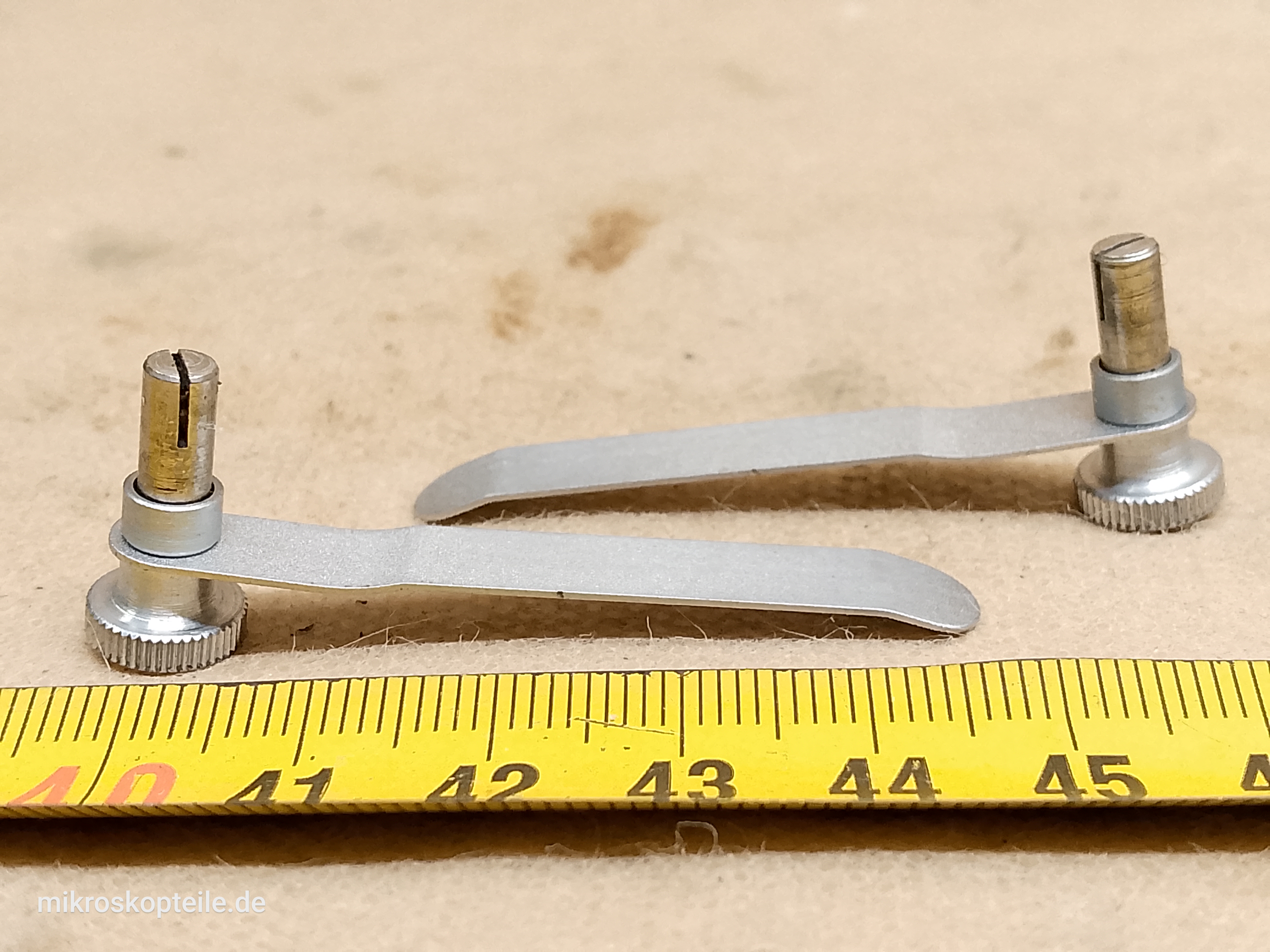 LOMO Biolam / Erudit microscope stage clips | Bresser Biolam slide clips - different 7 view
