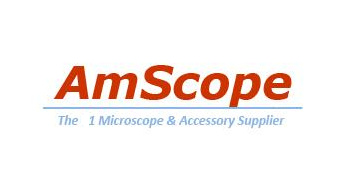 Logo producenta mikroskopów AmScope